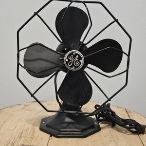 GE Black Vintage Fan